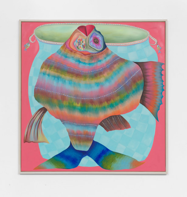 Krystof Strejc
Fish Creel, 2021
Oil on canvas
57.09h x 55.12w x 1.50d in
145h x 140w x 3.81d cm
