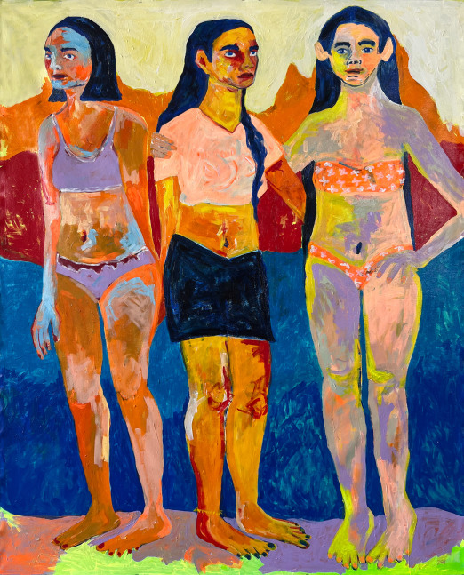 Dora Dalila Cheffi
Untitled, 2022
Acrylic paint on canvas
77.56h x 60.63w in
197h x 154w cm