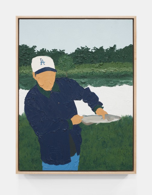 Shaina McCoy
Catfish, 2022
Oil on canvas
18h x 24w x 1.50d in
45.72h x 60.96w x 3.81d cm
