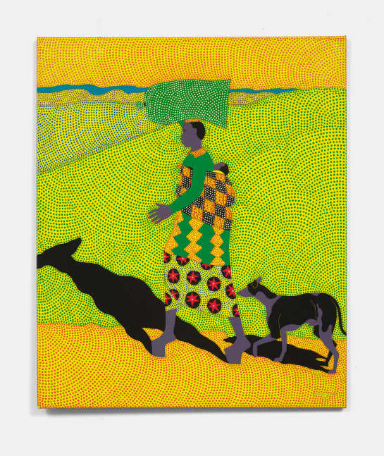 Sibusiso Duma
Amandla Omfazi &amp;ndash; The Power Of A Woman, 2020
Acrylic on canvas
29.92h x 36.22w in
76h x 92w x 1.27d cm