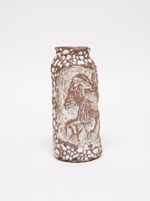 Jasmine Little
Manuscript Animal Pot, 2019
Stoneware and Porcelain and Glaze
11h x 5w in
27.94h x 12.70w cm