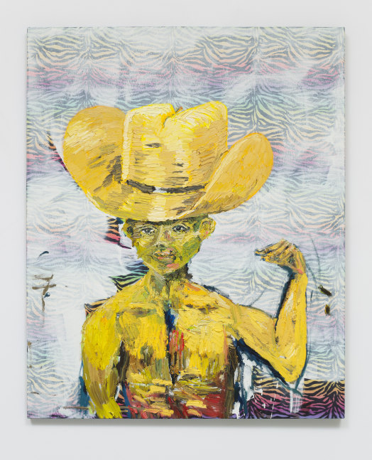 Ken Taylor Reynaga
Baby flex, 2019
Oil on canvas
60h x 48w in
152.40h x 121.92w cm