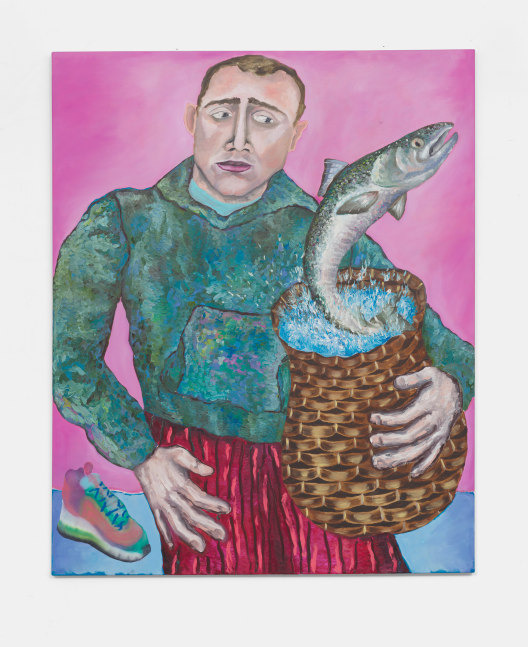 Krystof Strejc
Fisherman, 2022
Oil on canvas
70.87h x 57.09w in
180h x 145w x 1.91d cm