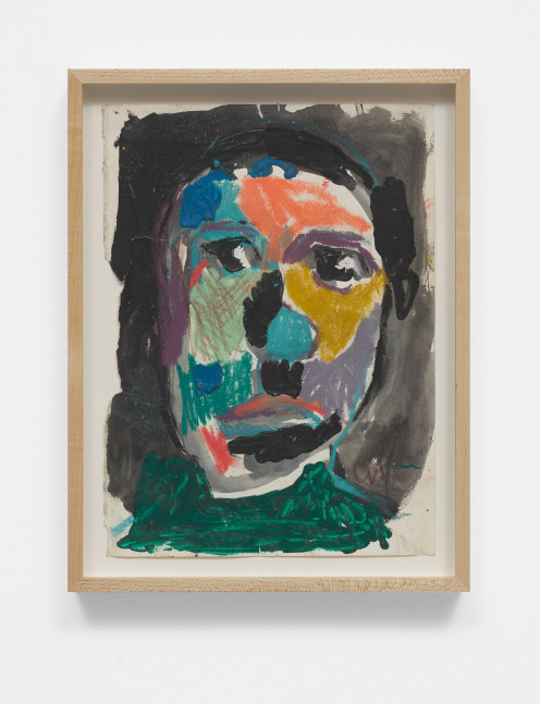 Gene A&amp;#39;hern

Portrait of boy, 2019

Pastel, gouche, sharpie and pencil on paper

11.69h x 8.27w in
29.70h x 21w cm