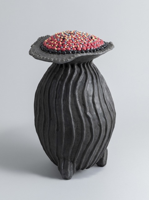 Tracye Wear Going to Seed I, 2024 stoneware, slips, glazes, colored clay 19 1/2'' x 10'' x 11 1/2'' TW 121 Moody Gallery