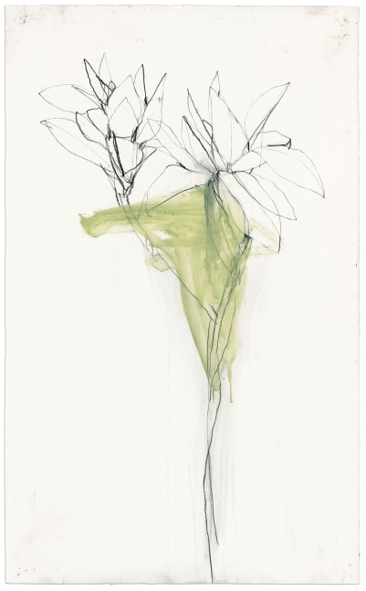 Andrea Rosenberg Untitled 32, 2022 mixed media on paper 71" x 44 3/4" AR 90 Moody Gallery