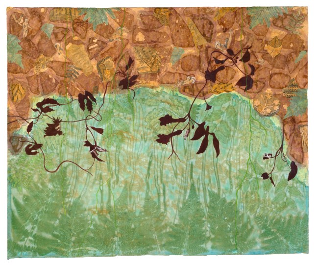 Liz Ward
The Deep Pool of History, 2025
watercolor, pastel, colored pencils, and collage on Japanese paper
37 1/2" x 45 1/2"
LW 329