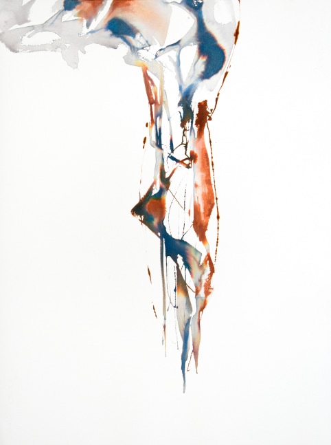 Arthur Turner Pendulum, 9, 2016 watercolor and ink on paper 30" x 22" AT 2005 Moody Gallery