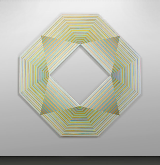Jay Shinn Soul Scape, 2022 acrylic on canvas 72" x 72" x 2 1/2" JS 32 Moody Gallery
