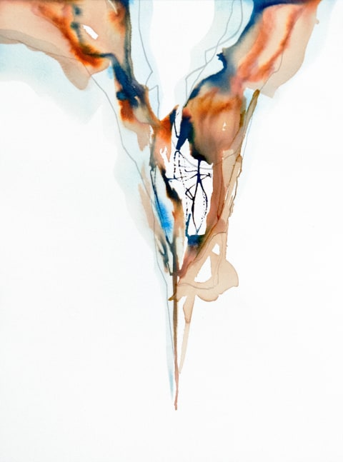 Arthur Turner Pendulum, 30, 2016 watercolor, ink, and graphite on paper 16" x 12" AT 2023 Moody Gallery