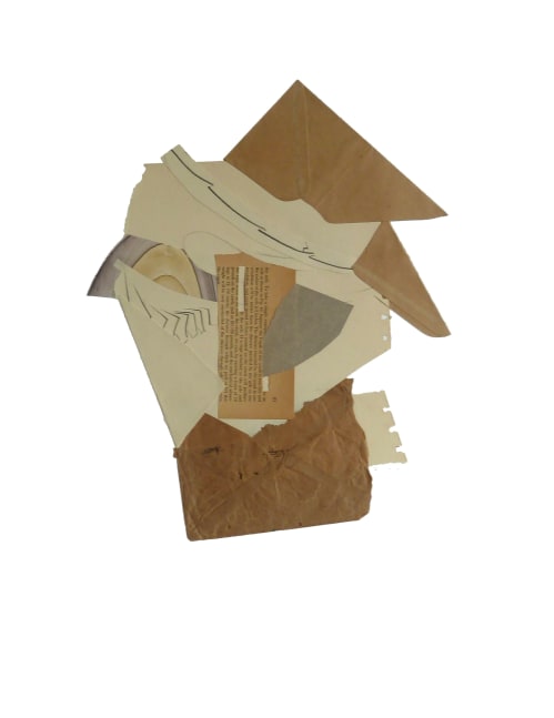 Jerry Jeanmard Untitled, 2014 collage on paper 24" x 19" JJ 45 Moody Gallery