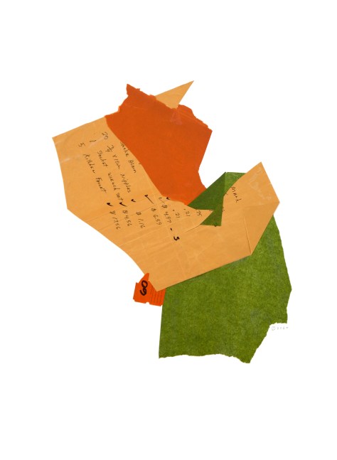 Jerry Jeanmard Untitled, 2020 collage on paper 30" x 22" JJ 259 Moody Gallery
