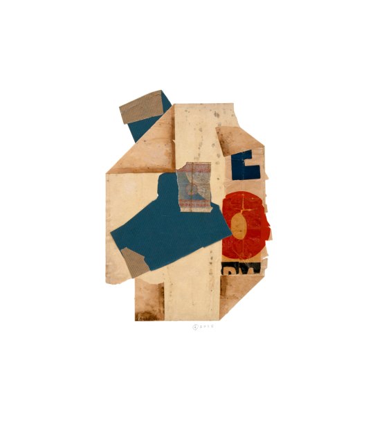 Jerry Jeanmard Untitled, 2018 collage on paper 22" x 18" JJ 180 Moody Gallery