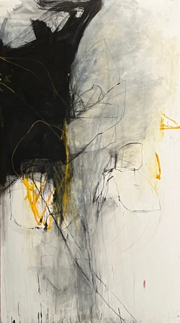 Andrea Rosenberg Untitled, 2022 mixed media on paper 72 3/4" × 39"