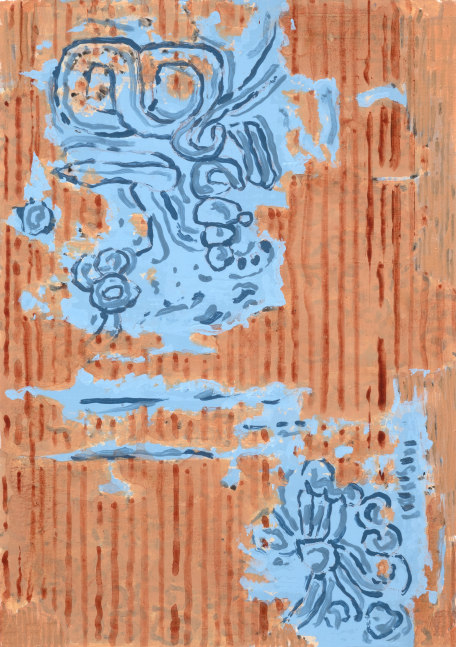 Pat Colville Codex III, 2023 acrylic on paper 15 1/4" x 11 1/8" PC 230