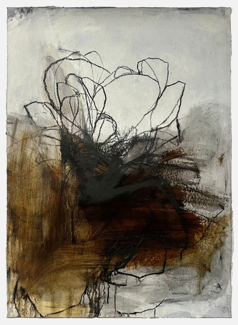 Andrea Rosenberg Untitled, 2022 mixed media on paper 43" x 31", Moody Gallery