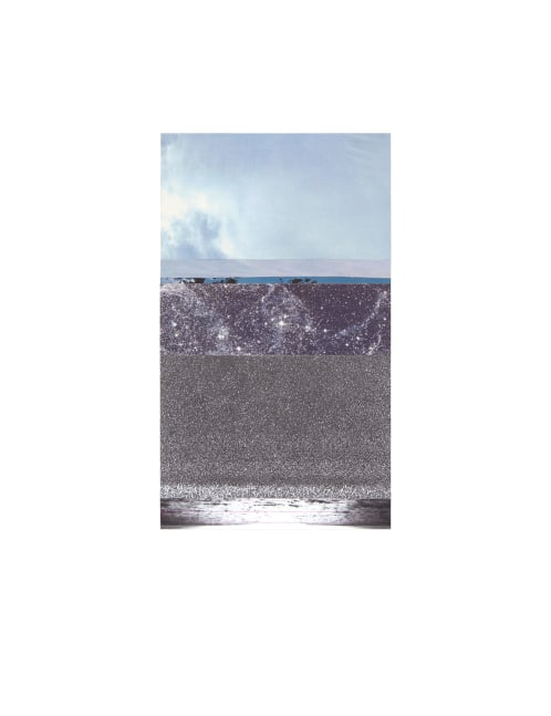 Bethany Johnson We Live on a Planet: Untitled, 2019 collage on paper 19 1/2" x 15" BJ 142 Moody Gallery