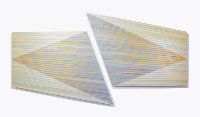 Jay Shinn Silent Billboard, 2020 acrylic on panel 52" x 100" x 2" JS 6 Moody Gallery