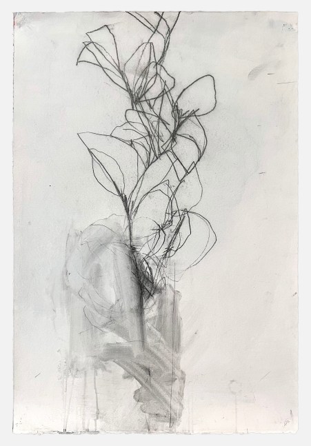 Andrea Rosenberg Untitled, 2022 mixed media on paper 40 3/4" x 27 1/2", Moody Gallery