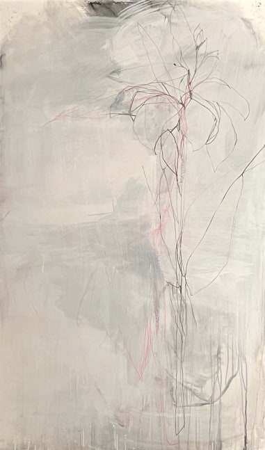 Andrea Rosenberg Untitled, 2022 mixed media on paper 67 1/4" × 38 1/4"