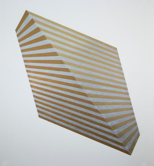 Jay Shinn Dyad #11, 2019 colored pencil on paper 34" x 30 1/2" JS 37 Moody Gallery