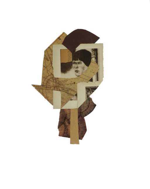 Jerry Jeanmard Untitled, 2013 collage on paper 24" x 19" JJ 44 Moody Gallery