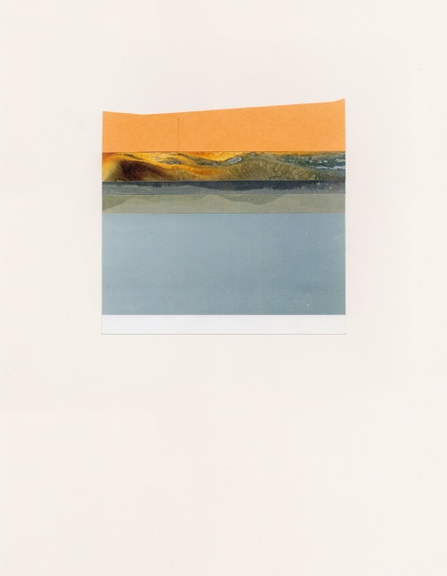 Bethany Johnson We Live on a Planet No. 7, 2017 collage on paper 9 3/4" x 7 1/4" BJ 74 Moody Gallery