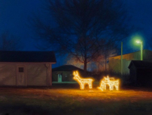 Sarah Williams Julep Road, 2020 oil on board 12" x 16" SW 67 Moody Gallery