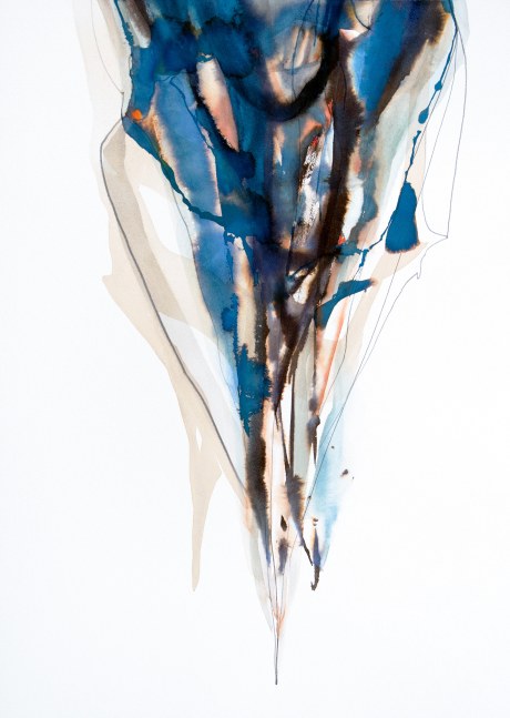 Arthur Turner Pendulum, 20, 2016 watercolor, ink, and graphite on paper 30" x 22" AT 2016 Moody Gallery