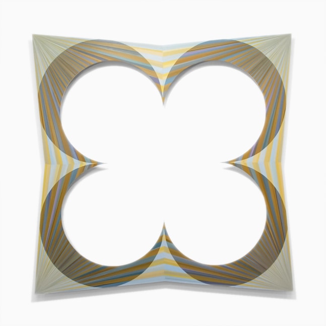 Jay Shinn Dark Clover, 2020 acrylic on panel 58” x 58” x 2” Moody Gallery