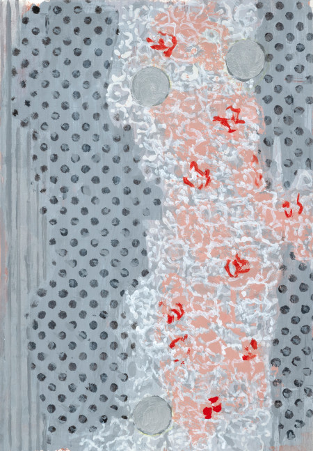 Pat Colville Codex I, 2023 acrylic on paper 15" x 11" PC 228