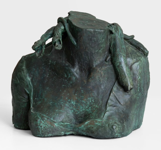 Lucas Johnson Woman with Boa (Boa), 1994 cast bronze ed: 1/2 11 1/2" x 14" x 10 1/2" LJ 592 Moody Gallery