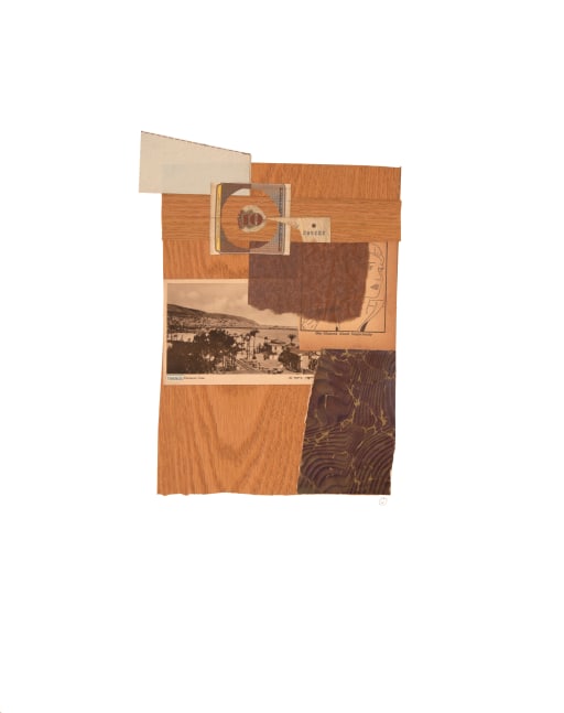 Jerry Jeanmard Untitled, 2017 collage on paper 24" x 19" JJ 120 Moody Gallery