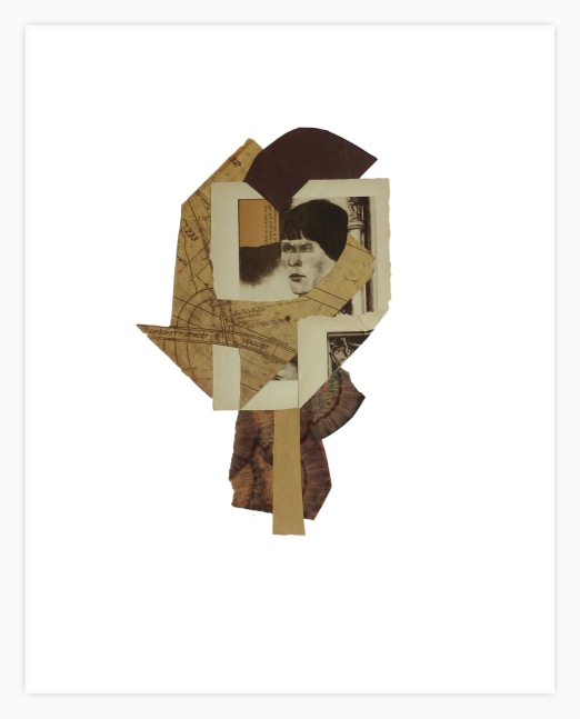 Jerry Jeanmard Untitled, 2013 collage on paper 24" x 19" JJ 44 Moody Gallery