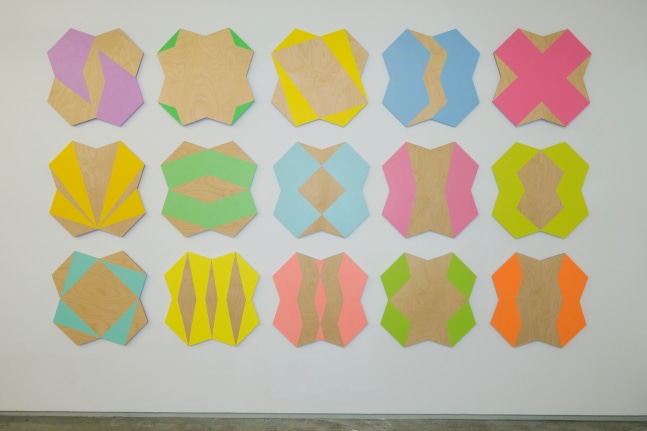 Jay Shinn Pool Party II - Group of 15 acrylic on birch 73" x 124" Moody Gallery