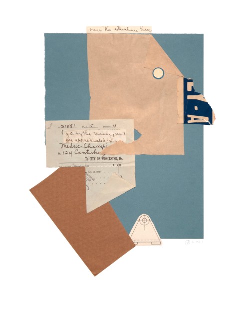Jerry Jeanmard Untitled, 2021 collage on paper 20" x 15" JJ 286 Moody Gallery