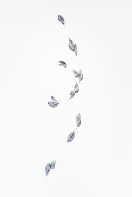 Page Kempner
Marked Fall Line, 2020-21
painted cast bronze, unique
approx. 128" x 24" x 2 1/2" installed
PK 468