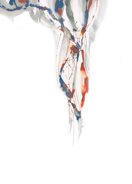 Arthur Turner Pendulum, 25, 2016 watercolor, ink, and graphite on paper 60" x 40" AT 1998 Moody Gallery
