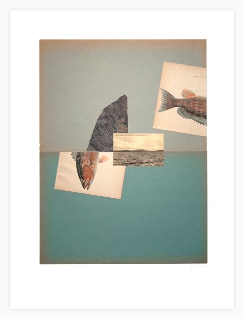 Jerry Jeanmard Untitled, 2020 collage on paper 32 1/4" x 24 1/4" JJ 288 Moody Gallery