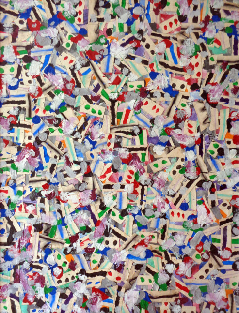 Joe Glasco Untitled, 1981 collage and acrylic on paper 41" x 31" MC 1172