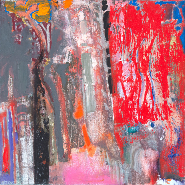 Stephen Greene Moreau's Garden #17, 1996 oil on linen 14" x 14" SGRN 4 Moody Gallery