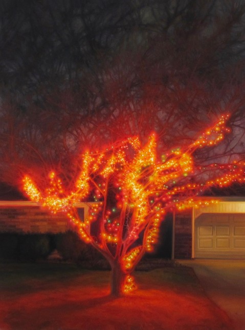 Sarah Williams Scott Avenue, 2020 oil on board 24" x 18" SW 73 Moody Gallery