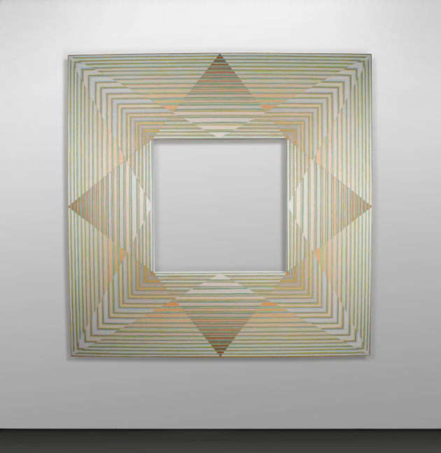 Jay Shinn Funk Haus, 2022 acrylic on canvas 72" x 72" x 3" JS 30 Moody Gallery