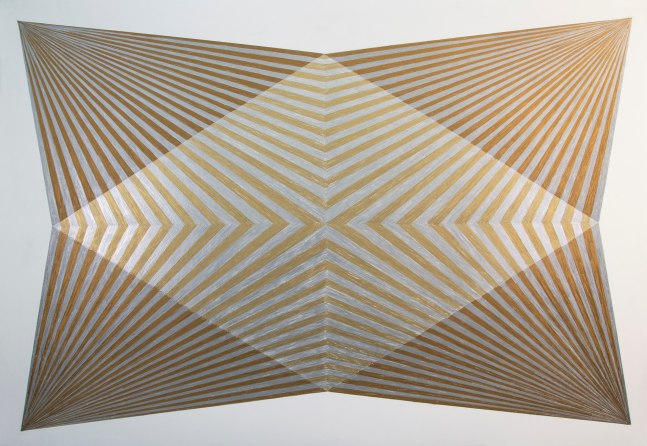 Jay Shinn Dyad #25, 2020 colored pencil on paper 30 1/2" x 44" Moody gallery