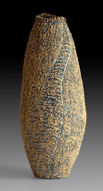 Tracye Wear Snake Vessel, 2020 mid-range stoneware, glazes 23 1/2" x 9 1/2" x 9" TW 78 Moody Gallery