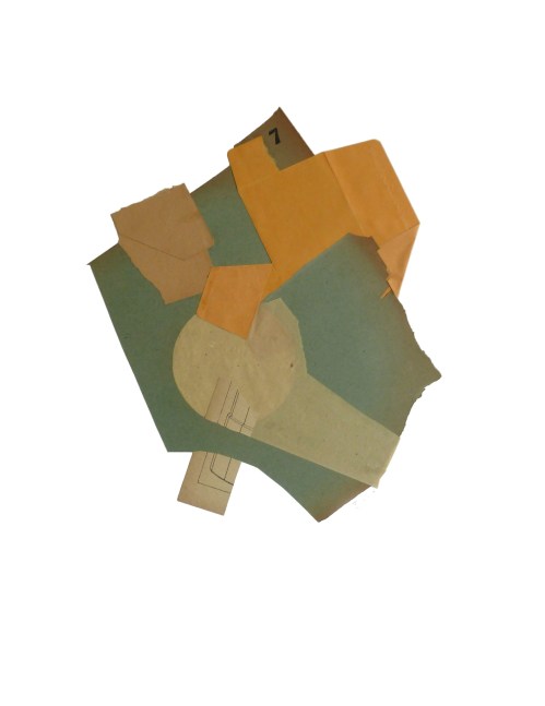 Jerry Jeanmard Untitled, 2014 collage on paper 24" x 19" JJ 48 Moody Gallery
