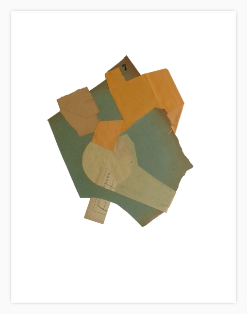 Jerry Jeanmard Untitled, 2014 collage on paper 24" x 19" JJ 48 Moody Gallery