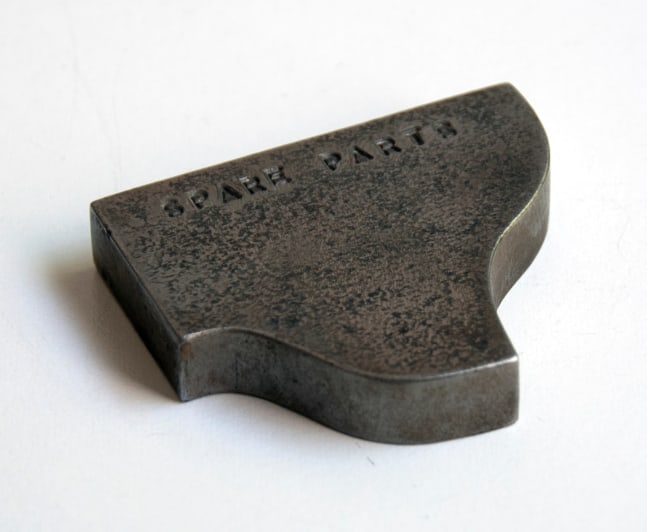 Jim Love Spare Parts (Paper Weight), 1985 steel, unique 1/4" x 1 3/4" x 2" JL 157 Moody gallery