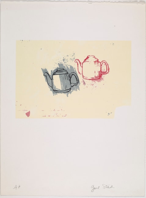 Gael Stack Untitled, c.1989 serigraph, ed: A/P 20" x 15" GS 315 Moody Gallery