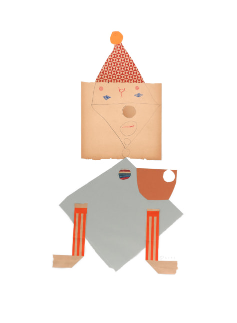 Jerry Jeanmard
Yogi the Younger, 2023
collage on paper
30" x 22"
JJ 301